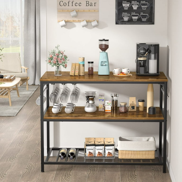Kitchen island with wine glass rack cheap