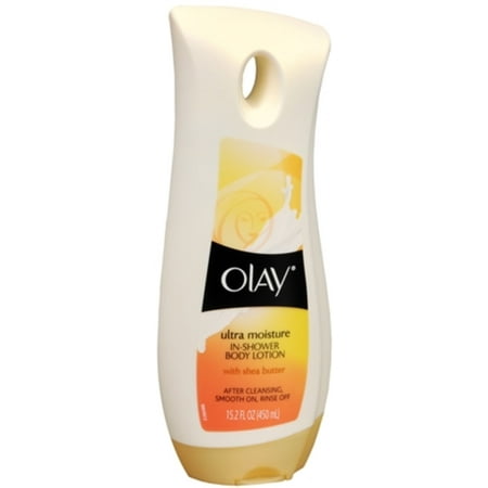 OLAY Ultra Moisture In-Shower Body Lotion with Shea Butter 15.20 oz (Pack of