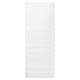 thumbnail image 1 of Toalla de mano de algodón tejido en paquete de 2, toalla decorativa con patrón a rayas para baño, viaje, campamento, blanca 14' x 30', 1 of 1