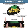 thumbnail image 7 of COEQINE Jamaican Flag Nurse Button Headband Palm Leaves Knotted Headbands for Women Trendy Sport Headbands for Men Sports Headbands Bulk Nursing Headbands Fashion Sport Headband Sweat, 7 of 7