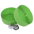 thumbnail image 2 of KINGOU EVA Green Road Bike Handlebar Tape with Bar Plugs - 2PCS Per Set, 2 of 4