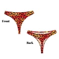 thumbnail image 3 of Balery Flying Black Bat Tangas de Algodón para Mujer con Estampado – Ropa Interior Sexy, Transpirable, G-string-Medium, 3 of 6