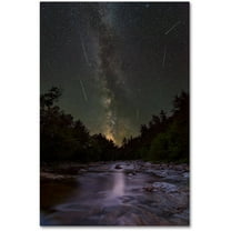 Trademark Fine Art "River Runs Through" Canvas Art by Michael Blanchette Photography