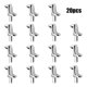 thumbnail image 1 of 20pcs Shelf Support Pegs Stainless Steel Support Adhesive Pegs Kitchen Cabinet Pin Hangers Bracket Furniture Bracket Holder, 1 of 5