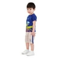 thumbnail image 5 of Snoopy Toddler Boy 3 Piece Blue Short Set, Size 2T-4T, 5 of 6