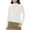 AA-White, variant on QATAINLAV Women's Lettuce Trim Mock Neck Long Sleeve Tops Solid Color Casual Dressy Ribbed Knit Slim Fit Tee Shirt, Beige, Free Size