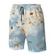 thumbnail image 4 of Fotbe Animals Travel World Map Trajes de Baño Estampados para Hombre, Shorts de Verano de Secado Rápido, Ropa de Playa, Bañadores-Small, 4 of 6