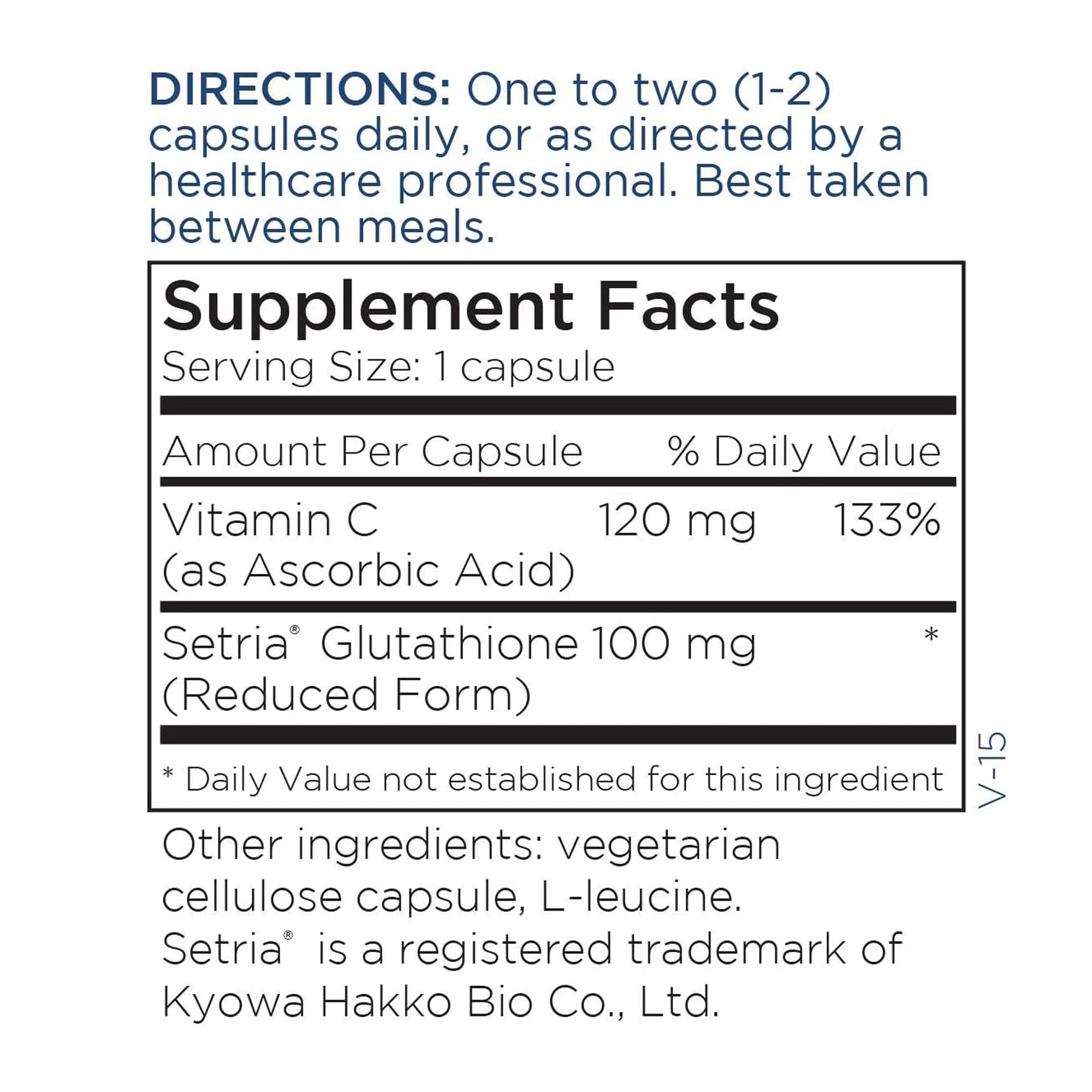 Metabolic Maintenance L-Glutathione 100 mg - Reduced Glutathione Supplement - Antioxidant & Cellular Support - Hypoallergenic & Non-GMO - 60 Servings - 60 Capsules