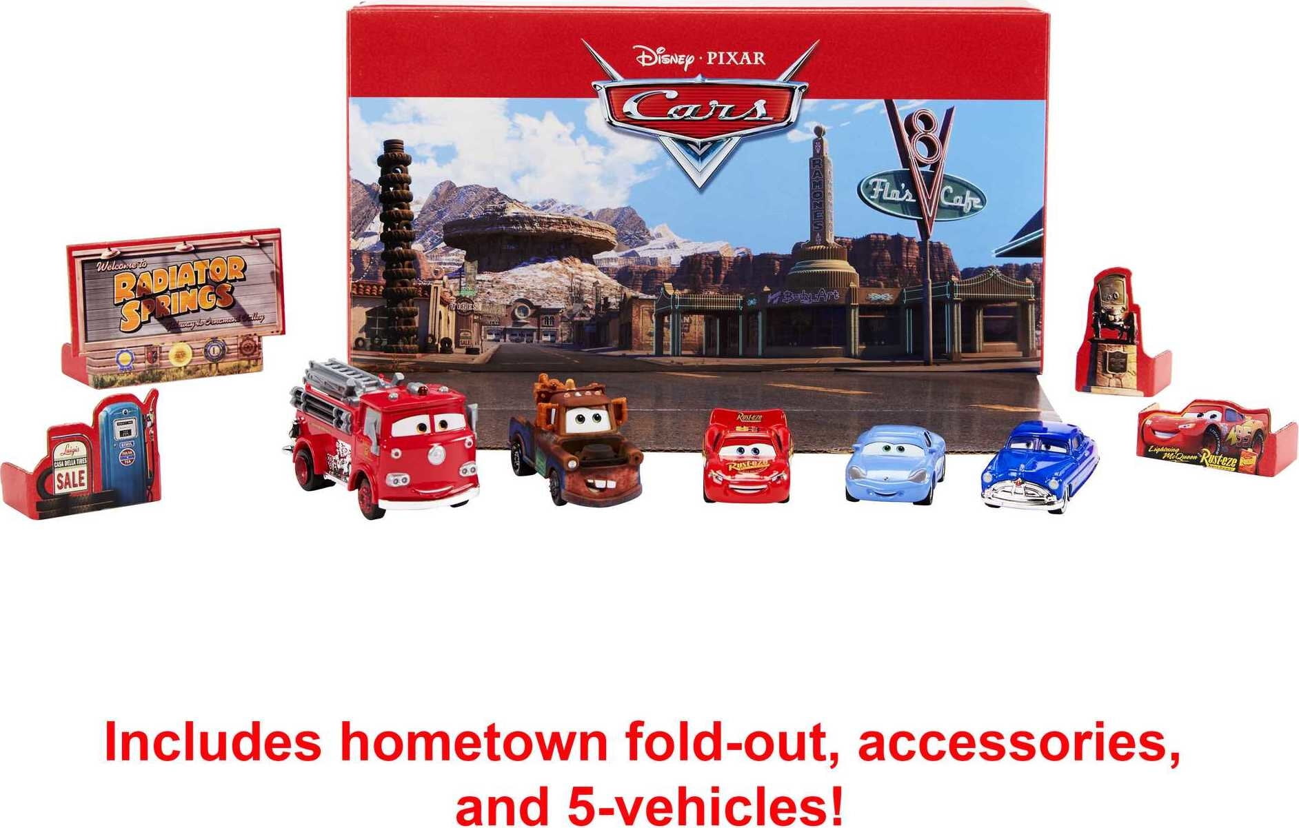 Disney Pixar Cars: Mater & McQueen 5-Pack Collection with 4