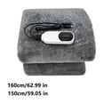 thumbnail image 4 of Heated Car Blanket 160X150cm 12V Car Heating Blanket – Heated Mattress for Car, Office Leg Cover & Camping Warmth Pad, 4 of 8