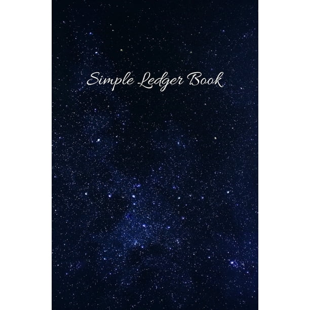 Simple Ledger Book General Ledger Account Notebook for Record Expense