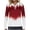 Red, variant on Lenpel Women's Plus Size Sweatshirts Long Sleeve Lapel Quarter Zip Pullover Tunic Tops Fall Fashion Outfits