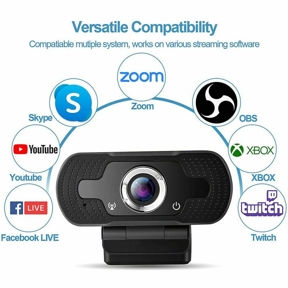 Microsoft Teams Obs On Skype 1080P Web Camera HD Webcam With