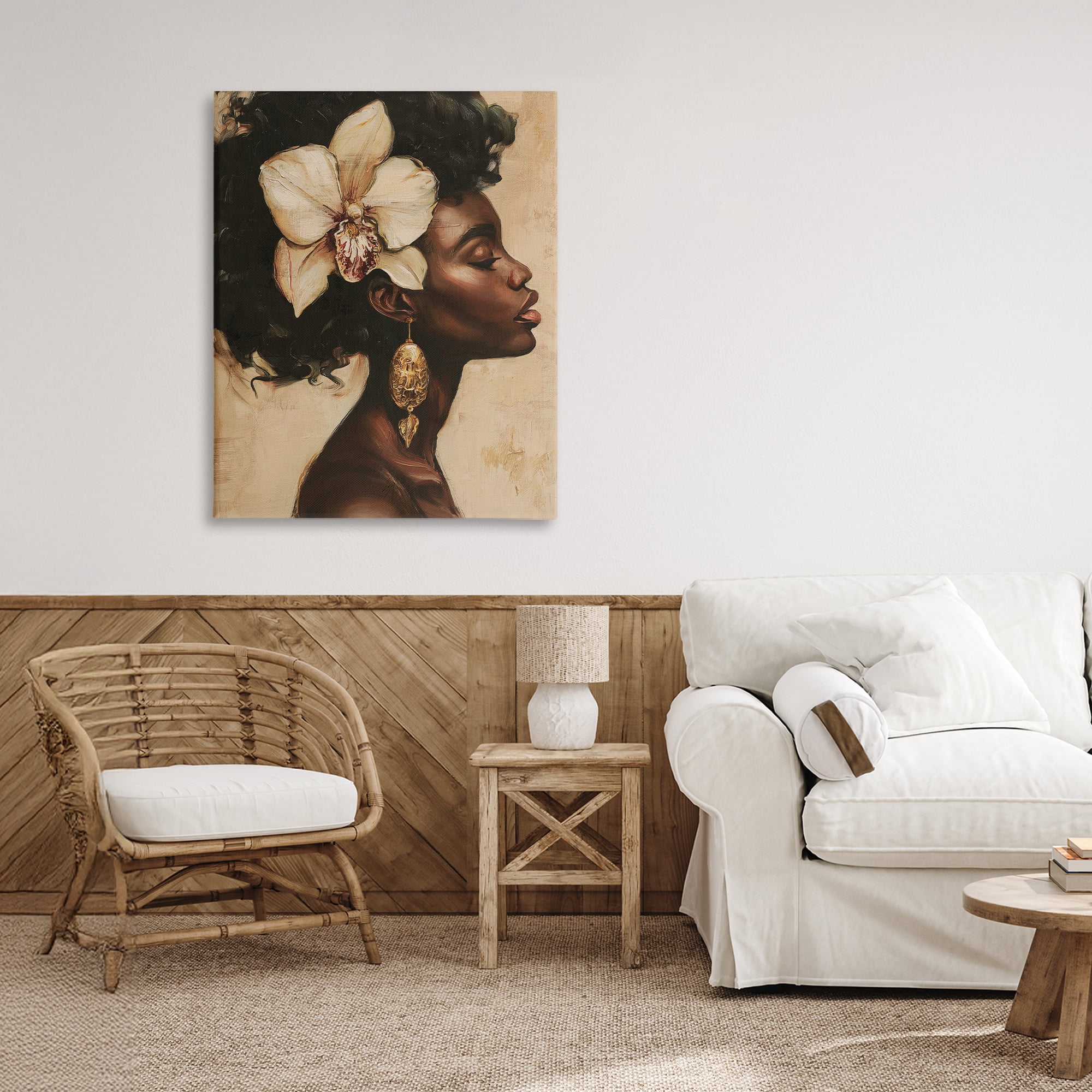 Stupell Industries Orchid Majesty Portrait Canvas Wall Art, design by Svetlana Aleynikova