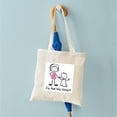 thumbnail image 4 of CafePress - Big Sister Stick People Tote Bag - Unisex Canvas Tote Bag, Beige, 1-Piece, 4 of 6