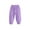 Purple, variant on VERUGU Spring Summer Kids Mosquito Proof Pants Fashion Boys and Girls Thin Double-layer Yarn Baby Lantern Pants Light Breathable Pants Black 2 Years