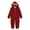 RedKids, variant on Nrmvnmi Christmas Family Matching Hooded Jumpsuit Pajamas For Dad Christmas Deer Graphic Print Zipper Plaid Bodysuit Crew Neck Long Sleeved One-Piece Garment Warm Comfortable Home Suit