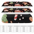 thumbnail image 2 of HAHDAXIA Gingerbread Man Bedding Solid Comforter Set for All Seasons,3 Pieces(1 Comforter+2 Pillowcases),Soft Microfiber Bedding Set Full(79"x90"), 2 of 7