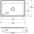 thumbnail image 5 of Elkay PSRS33221 Single Bowl Gourmet Sink, 5 of 5