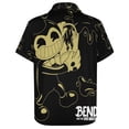 thumbnail image 4 of Bendy And The Ink Machine Mens Hawaiian Shirt Summer Casual Short Sleeve Button Down Beach Shirts, 4 of 7