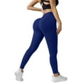 thumbnail image 2 of Celsior Cellulite Leggings Butt Lift Booty Workout Tights Pants for Workout Running Athletic Sculpting Yoga Fitness Pants Scrunch Butt Lifting Leggings High Waisted Leggings Skin-Friendly Navy XL, 2 of 5