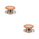 thumbnail image 2 of Reemplazo de la perilla de la tapa de la olla Wosthever Acero inoxidable Naranja Grande 2piezas, 2 of 6