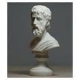 Sophocles Greek Ancient Writer Playwright Alabaster Bust Head Statue