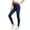 Navy, variant on JTSRKL Girls Athletic Leggings Kids V-Cross Stretchy High Waist Tummy Control Yoga Running Dance Gym Pants with Pockets Wine 5-6 Years