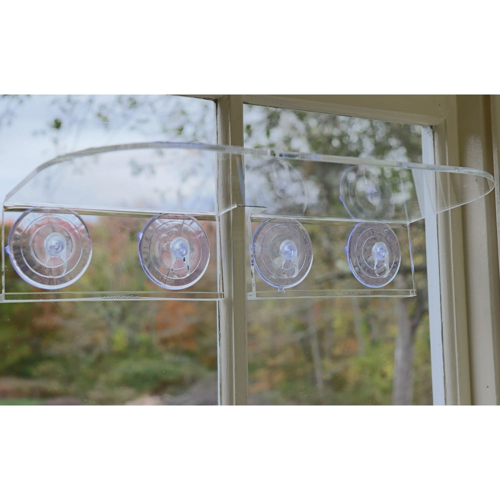 Double Veg Ledge Suction Cup Window Shelf