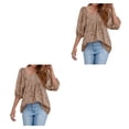 thumbnail image 1 of Qarigey Blusa informal para mujer, camisa para niñas, Club, playa, vacaciones, viajes, transpirable, básica, para el hogar, ropa Type1 NO1, 1 of 6