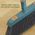 thumbnail image 4 of Indoor Brooms and Dustpan Set, 180° Rotatable, Standing Storage, with Scraping Teeth & Scraper, Lightweight, ABS+PP+Stainless Steel, for Home Shop Commercial Indoor Outdoor Heavy Duty Cleaning, 4 of 6