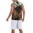 thumbnail image 2 of Naloa Skull Butterfly Sunflower Basketball Jersey Reversible Men's Mesh Athletic Sports Shirts Training Practice S-4XLXX-Large, 2 of 6