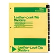thumbnail image 1 of Avery  Printed Leather Tab Index Dividers- 12-Tab- Months- Black- 12/Set, 1 of 1