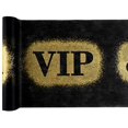 thumbnail image 1 of VIP Black Glitter Table Runner - Party-Worthy Elegance for Unforgettable Birthdays, 1 of 1