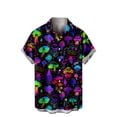 thumbnail image 4 of Nuevas camisas hawaianas para hombres y mujeres, moda de verano, camisetas de manga corta con estampado de hongos, camisetas para niños de calle Y2k, camisetas de playa Harajuku, 4 of 5