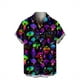 thumbnail image 4 of Nuevas camisas hawaianas para hombres y mujeres, moda de verano, camisetas de manga corta con estampado de hongos, camisetas para niños de calle Y2k, camisetas de playa Harajuku, 4 of 5