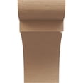 thumbnail image 2 of 4"W x 8"D x 8"H Classic Yorktown Rough Cedar Woodgrain TimberThane Corbel, Primed Tan, 2 of 6