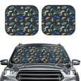 thumbnail image 6 of Lsque Undersea Animals 2 PCS Windshield Sun Shade | CarFoldable Window Covers | Car Accessories Reflect UV for Universal Cars SUV Truck | Medium, 6 of 7