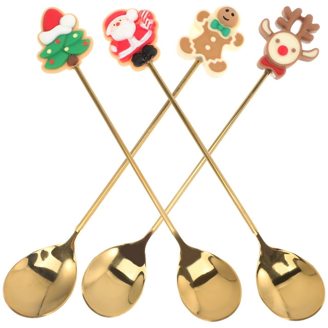 1 Set of Christmas Cutlery Set Cartoon Xmas Party Tableware Kit for Travel Party