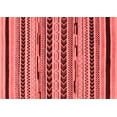 thumbnail image 1 of Ahgly Company Machine Washable Indoor Rectangle Abstract Red Modern Area Rugs, 7' x 9', 1 of 1