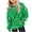 Green, variant on Odeerbi Kids Boys Girls Christmas Hoodies Snowflake Print Hooded Sweatshirts Children's Long Sleeve Pattern T-shirt Printed Round Neck Shirt Hooded Sweatshirt Blue