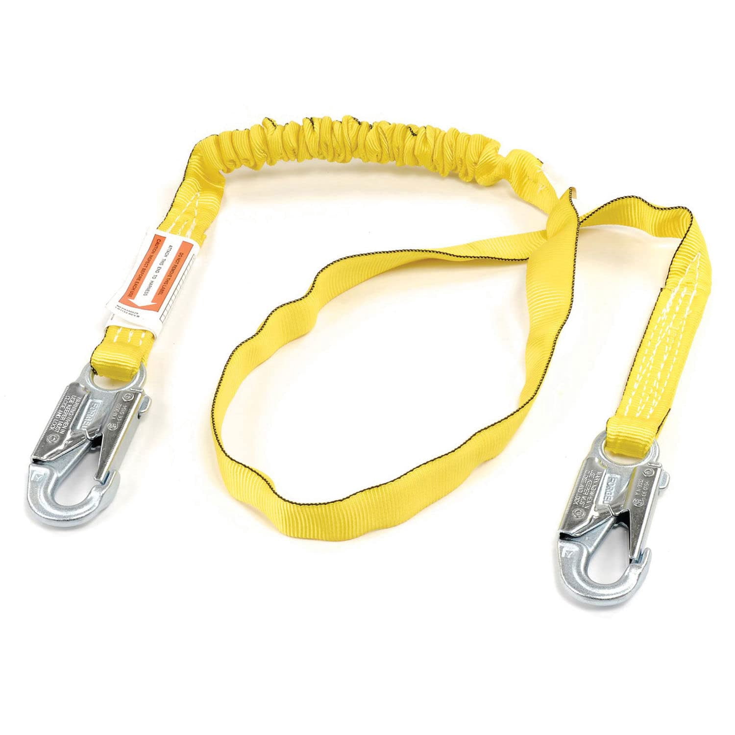 Honeywell Miller Shock-Absorbing Lanyard,Yellow 216WLS-Z7/6FTYL