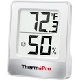 thumbnail image 1 of ThermoPro TP49W Hygrometer Indoor Thermometer with Large Digital View Humidity Meter with Temperature and Humidity Sensor Aquarium thermometer for Humidity Monitor for Greenhouse Cellar Garage, 1 of 8