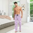 thumbnail image 7 of FREEAMG Cute Magic Unicorns Pajama Pants for Men, Men's Separate Bottoms, Pure Cotton Comfortable Lounge Pants for Men（367）, 7 of 7