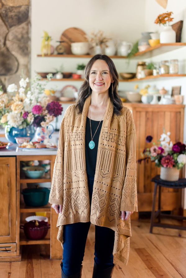 The Pioneer Woman Blanket Cardigan, Women's