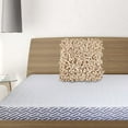 thumbnail image 5 of Benjara Fabric Accent Pillow with Shaggy Details, Cream, 5 of 5