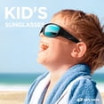 thumbnail image 2 of Gafas de sol RIVBOS Kids con protección UV polarizada RBK037-Black, 2 of 6