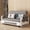 62.2inch, variant on NessCarsti Pull-Out Sofa Bed 3-in-1, 50.3" Light Gray Cotton-Linen Sleeper Couch for Living Room & Bedroom