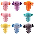 thumbnail image 2 of Lindo muñeco de dibujos animados salamandra Axolotl hexagonal dinosaurio peluche de regalo（amarillo） Xishao Juguetes, 2 of 2