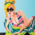 thumbnail image 2 of Marmont Hill 'Beach Babe' by Molly Rosner Painting Print on Wrapped Canvas, 2 of 7